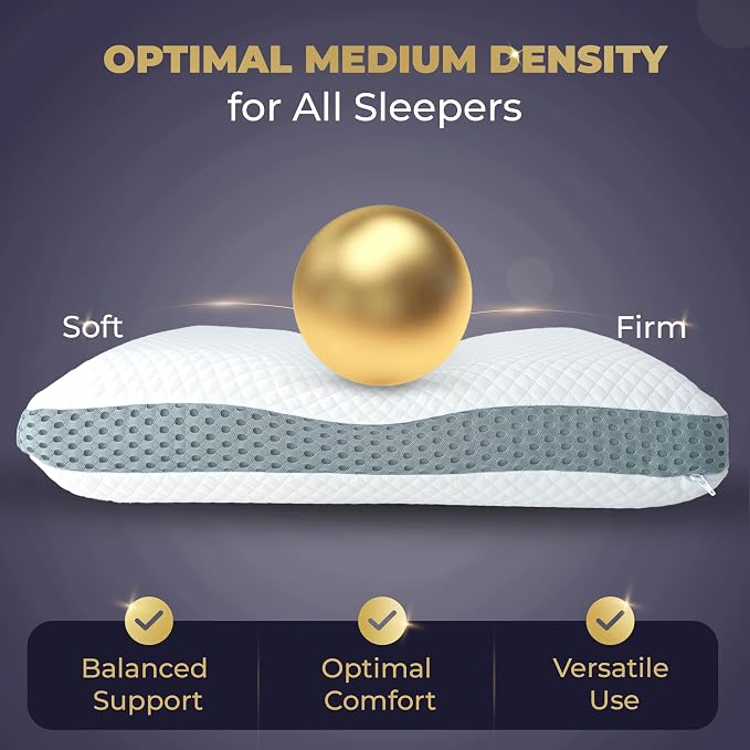 Royal Therapy Memory Foam Pillow, Neck Pain Relief, - Image 5