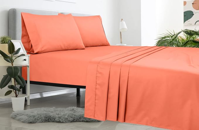 Royale Linens 2 Pack Bulk Flat Sheet Set - Image 8
