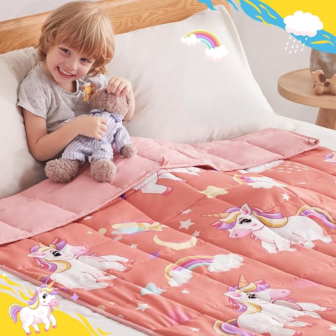 anfie Weighted Blanket Kids Weighted Blanket Cooling Blanket - Image 3