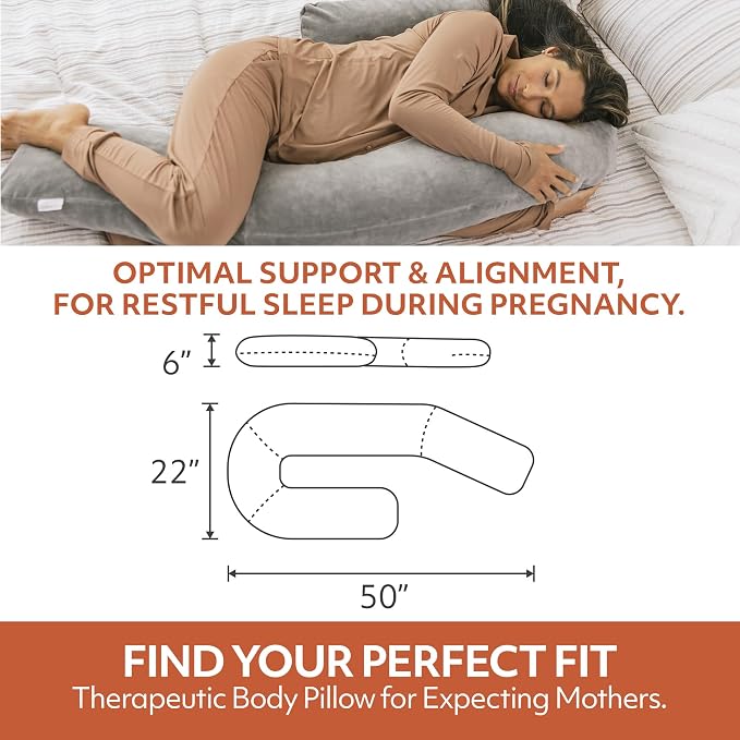 MedCline Therapeutic Full Length Body Pillow, Adjustable Shredded Memory Foam - Image 6