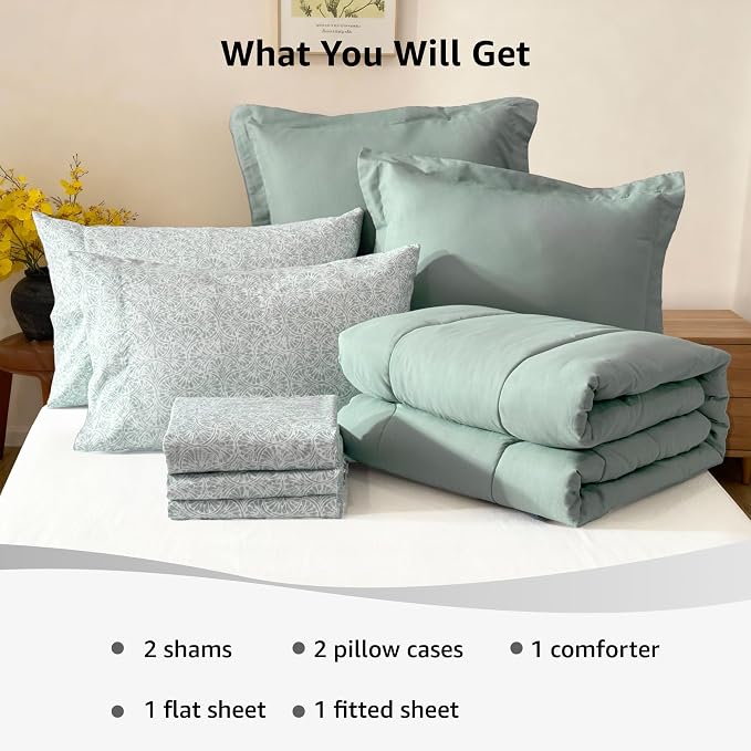 Monbix Queen Comforter Set - Image 7