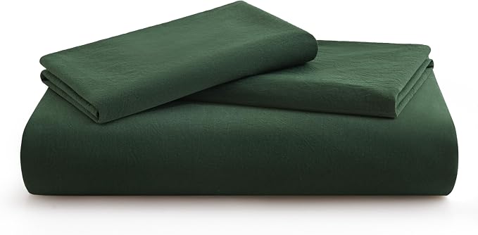 LOVQUE 100% Washed Cotton Duvet Cover Set King Size, Linen Like Natural Bedding - Image 7