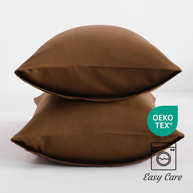 NTBAY Standard Pillow Cases Set of 2, 2 Pack Brushed Microfiber 20x26 Pillow - Image 3