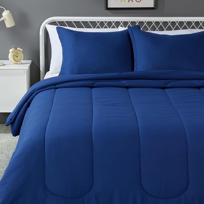 Amazon Basics 3-Piece Soft Microfiber Kid's Comforter and Pillow Sham Set by AmazonBasics