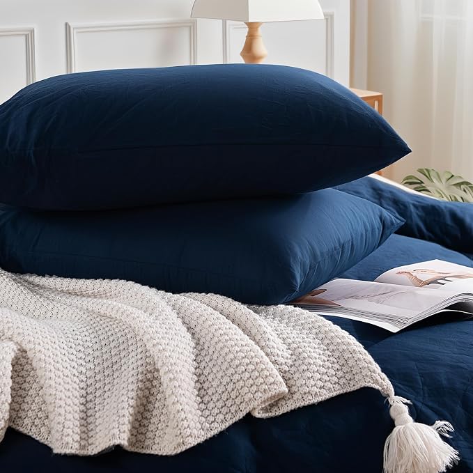 NEXHOME PRO Twin Duvet Cover Set, 100% Certified Organic Cotton - Image 5