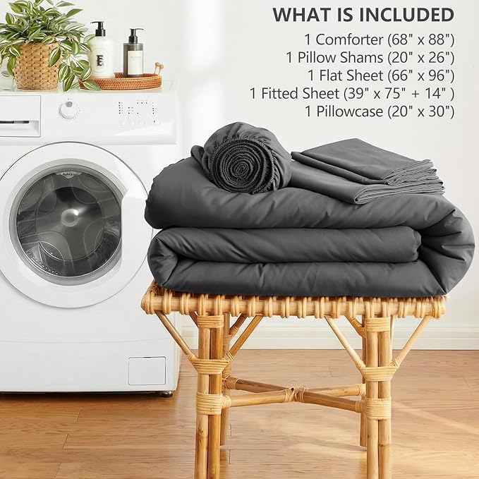HIMEET Twin Size Comforter Sets - Image 6