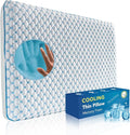 Stomach Sleeping Pillow for Back & Stomach Sleeper, Flat Soft Pillows for by IWACOOL