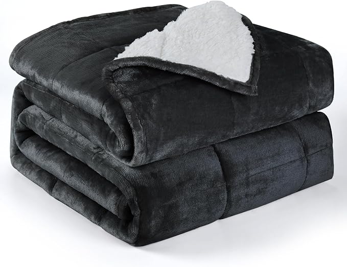Alomidds Weighted Blanket Queen Size 15lbs 60x80 inches, Soft Plush Fleece - Image 2