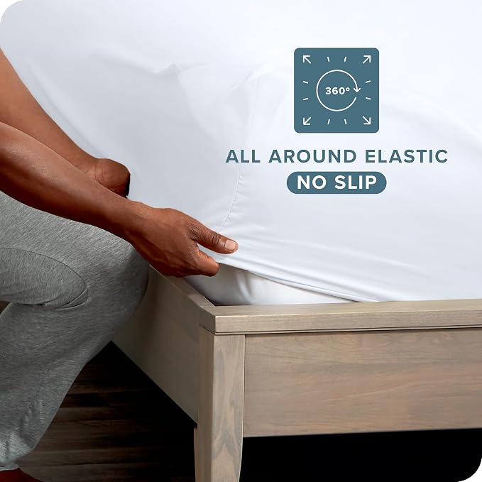Bare Home 5-Pack Fitted Bottom Ultra-Soft Sheets California King - Image 3