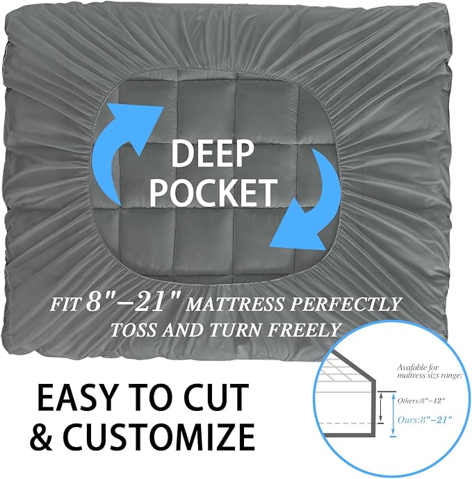 CYMULA King Size Mattress Topper - Image 6