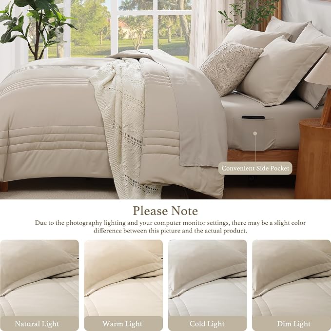 Monbix Twin XL Size Comforter Set - Image 5