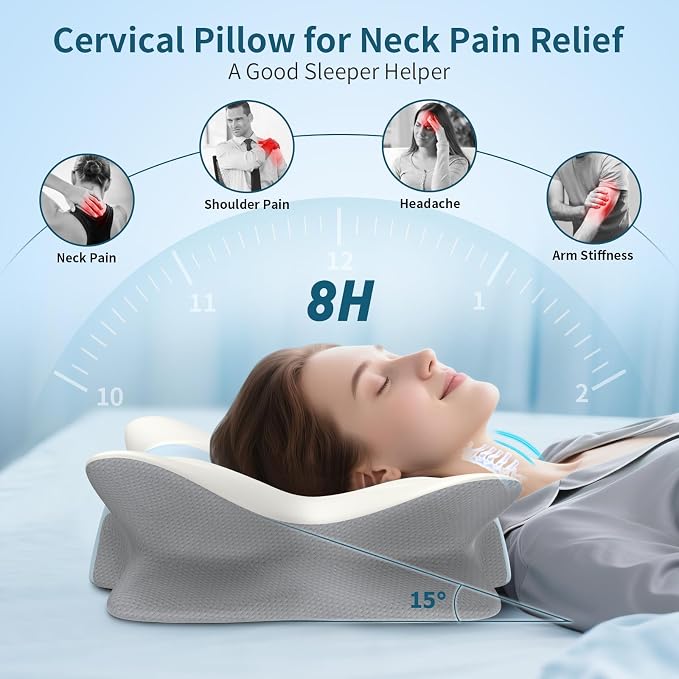 Cervical Pillow for Neck and Shoulder Pain Relief - Image 2
