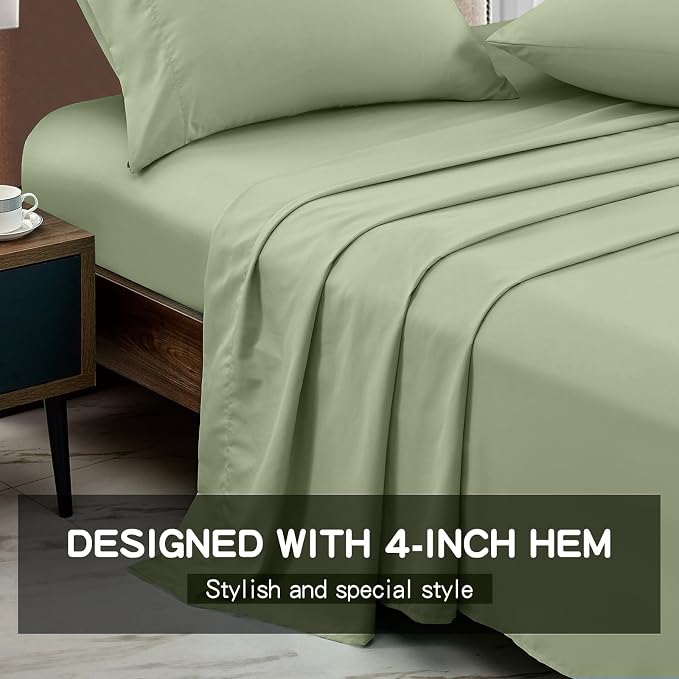 FreshCulture Full Flat Sheets Only 2 Pack - Image 2