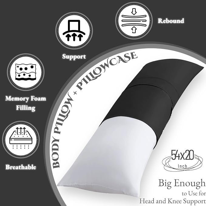 Ubauba Memory Foam Body Pillow - Image 3