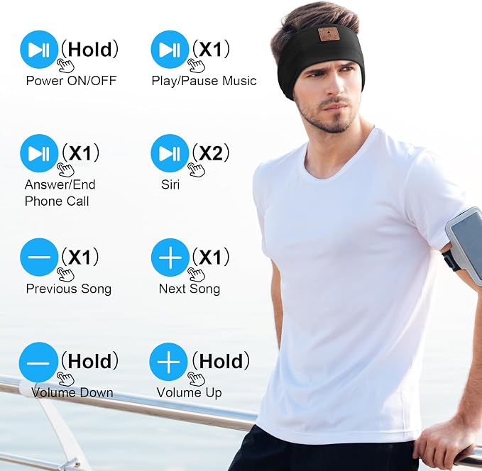 Bluetooth Sleeping Headphones, Headband Headphones - Image 6