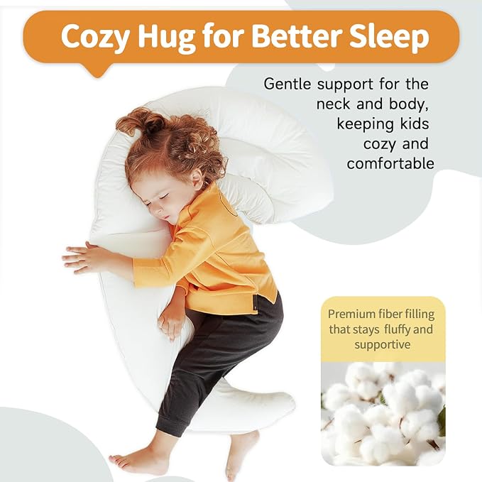 Choc chick Curve Long Toddler Kids Body Pillow - Image 3