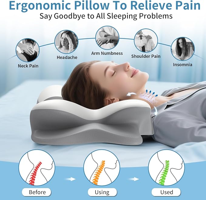 Cervical Neck Pillow for Pain Relief - Image 3