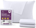 CirclesHome Pillow Protectors 8 Pack King Zippered by CirclesHome