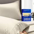 Thread Spread 100% Egyptian Cotton King Size Pillow Cases Set of 2 by THREADSPREAD