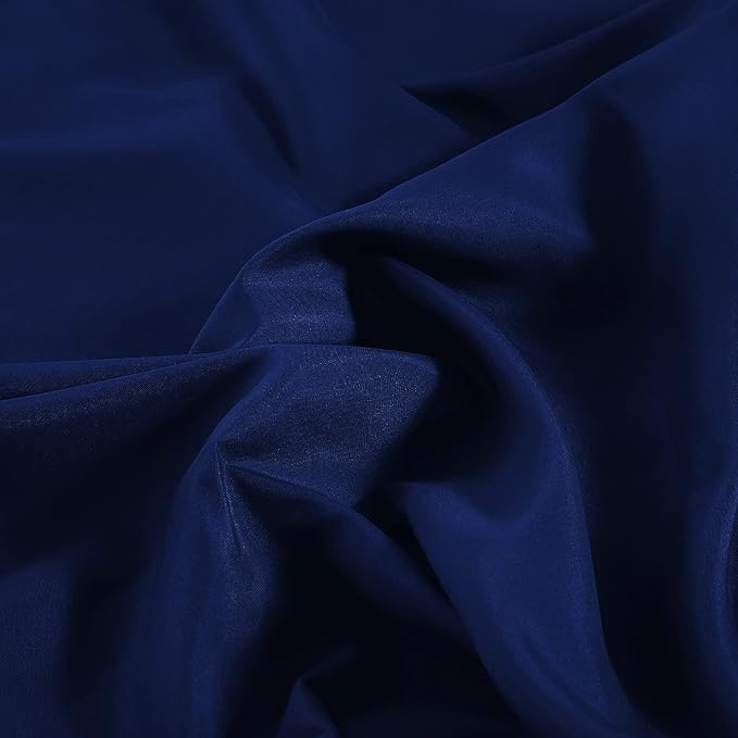 Lirex Navy Blue Twin Flat Sheet Only, Ultra Soft & Breathable Brushed 1800 - Image 3