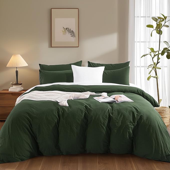 NEXHOME PRO Queen Duvet Cover Set – 100% Certified Organic Cotton - Image 2
