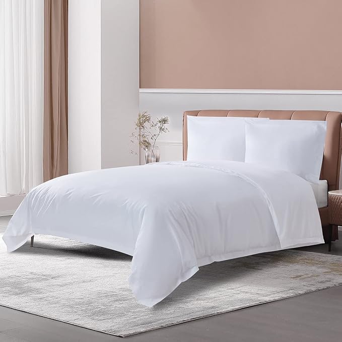 THE COTTON & SILK® 100% Luxury Long-Staple Cotton Duvet Cover by THECOTTONSILK