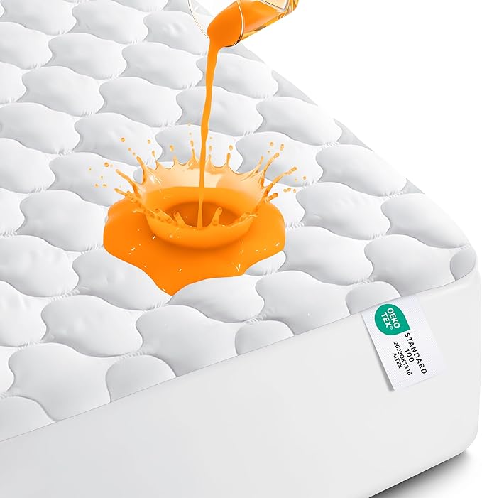 Utopia Bedding Waterproof Mattress Protector, Twin XL Mattress Pad, Noiseless by UTOPIABEDDING
