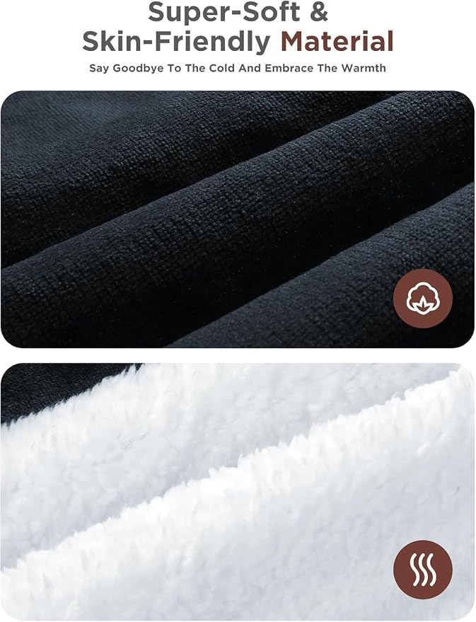 Heated Blanket, Soft Flannel Heated Throw Blanket, Fast Heating Electric Throw - Image 5