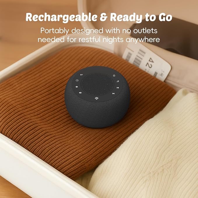 Buffbee Pro 2nd Gen – Upgraded Rechargeable Battery | 3-in-1 White Noise Machine - Image 5