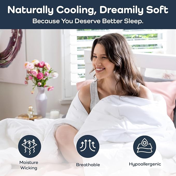 Olive + Crate Cooling Down Alternative Comforter - Image 2