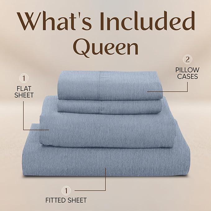 Utopia Bedding Queen Size Sheet Set – 4 Piece Bed Sheets, Soft and Breathable - Image 3