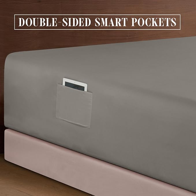 Elegant Comfort Luxurious 1500 Premium Hotel Quality Microfiber 4-Piece Sheet - Image 5