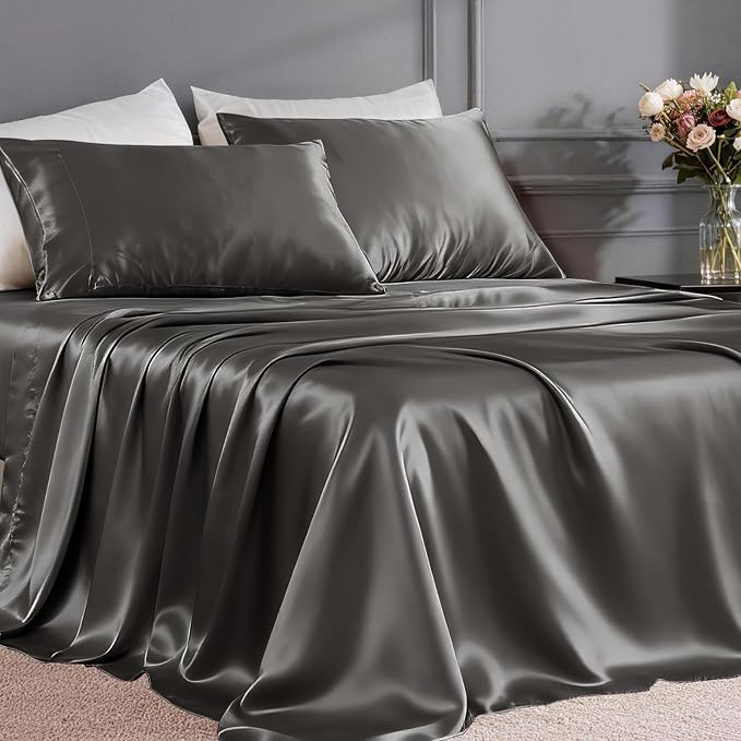 FreshCulture Satin Sheets Full Size by FreshCulture