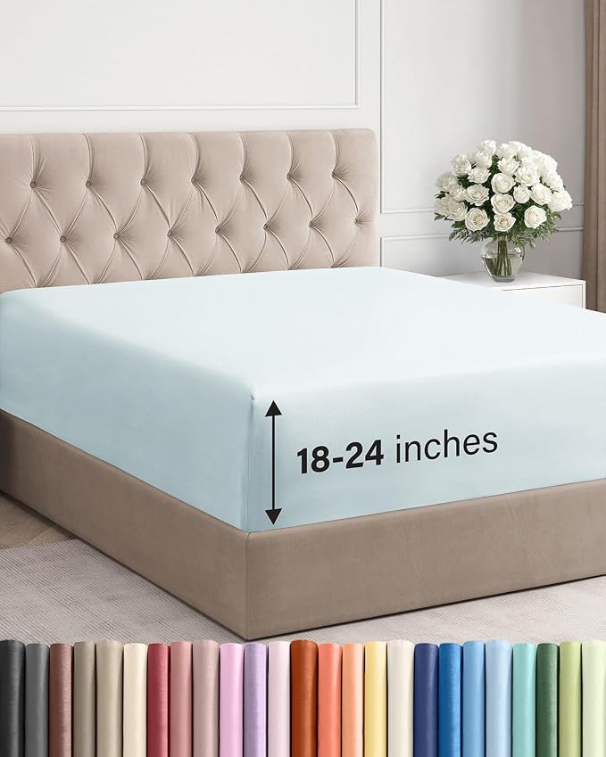 Extra Deep King Fitted Sheet by CGKUnlimited