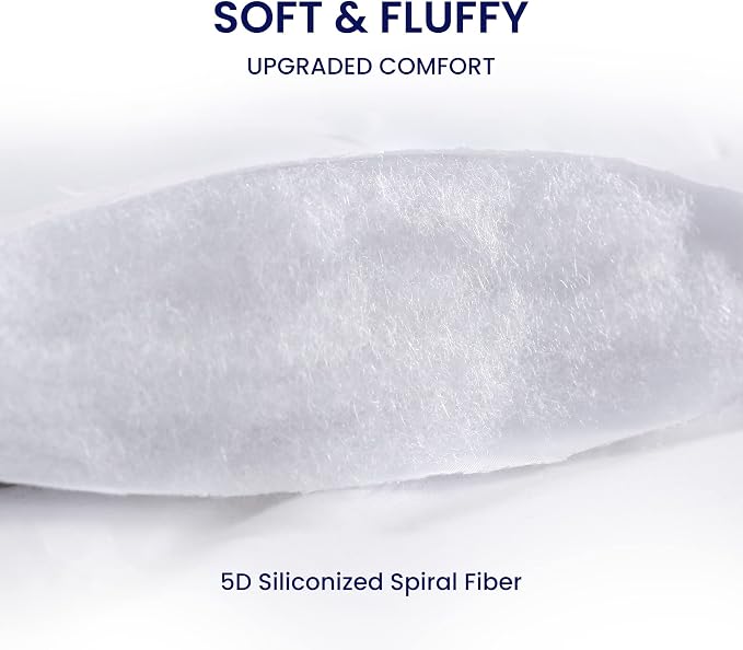 SLEEP ZONE Quilted Fitted King Size Mattress Pad Cover - Image 3