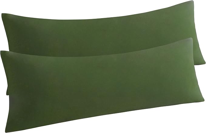 NTBAY Body Pillow Cases Set of 2, 2 Pack Brushed Microfiber 20x54 Pillow Cases by NTBAY
