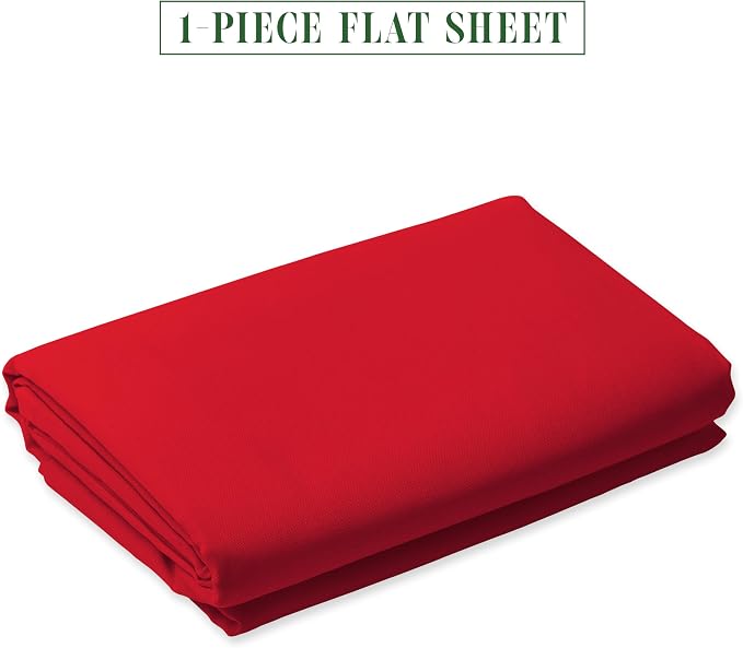 Luxury Flat Sheet on Amazon Elegant Comfort Wrinkle-Free 1500 Premier Hotel - Image 2