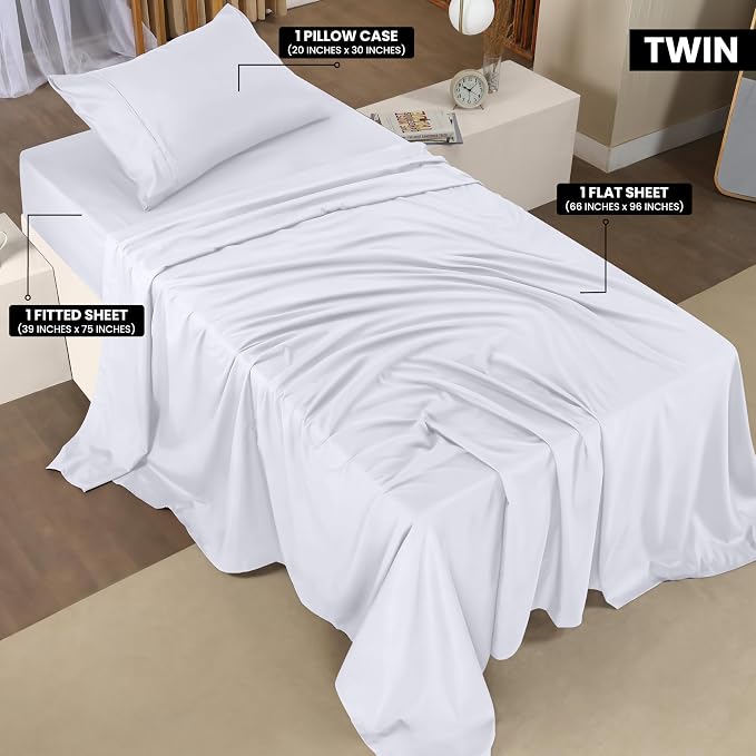 Utopia Bedding Twin Bed Sheets Set - Image 2