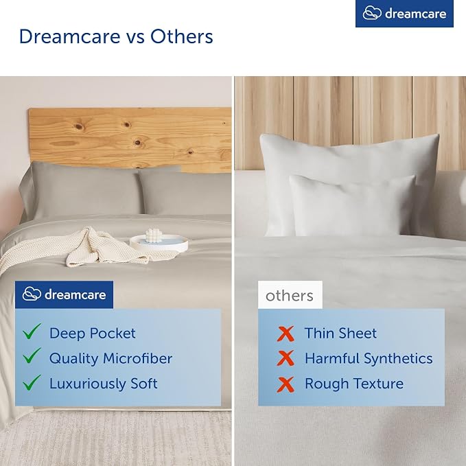 DREAMCARE Queen Sheet Set - Image 6