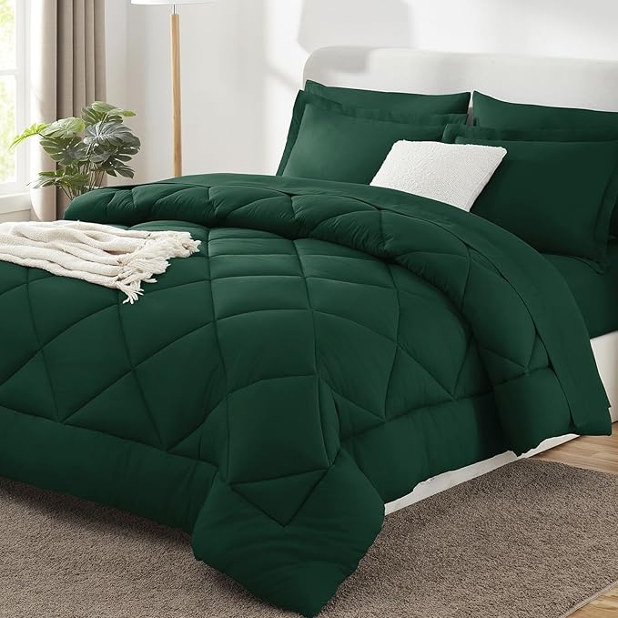 CozyLux Full Size Comforter Sets Emerald Green by CozyLux