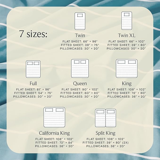 LuxClub 4 PC Full Size Sheet Set, Breathable Luxury Bed Sheets, Deep Pockets - Image 7