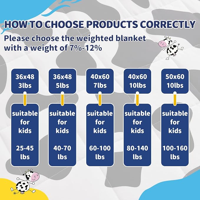 anfie Weighted Blanket Kids Weighted Blanket Cooling Blanket - Image 6