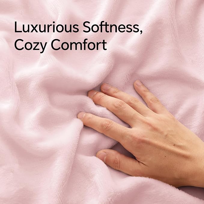 BEDELITE Flannel Pillow Cases Queen Size Set of 2, Super Soft Fleece Pillowcases - Image 4