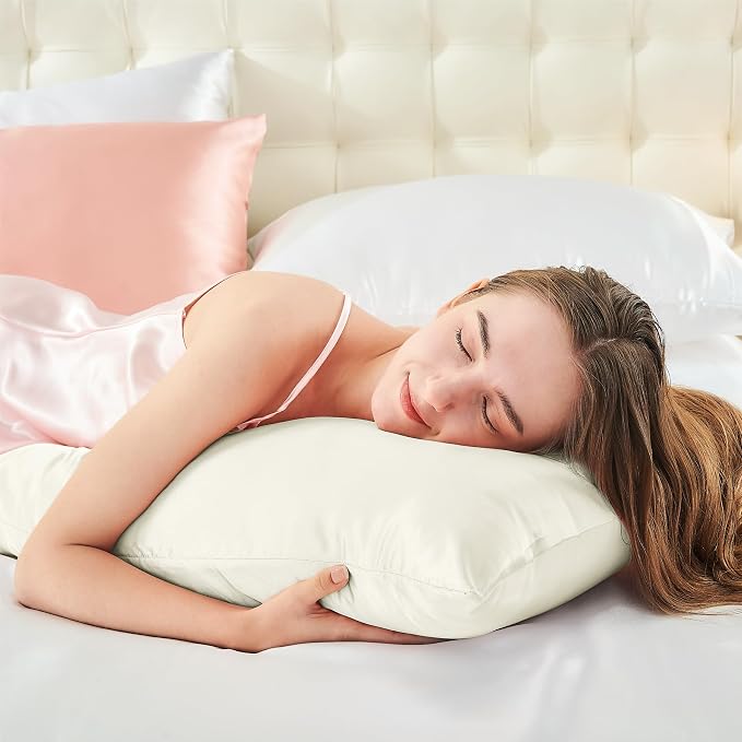 BEDELITE Satin Body Pillow Cover, Super Soft and Cooling Body Pillow Pillowcase - Image 5