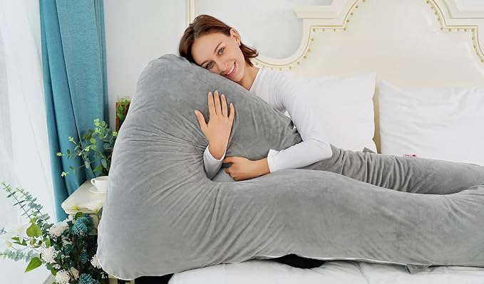Meiz Pregnancy Pillow, U Shaped Full Body Pillow, Pregnancy Pillows - Image 6