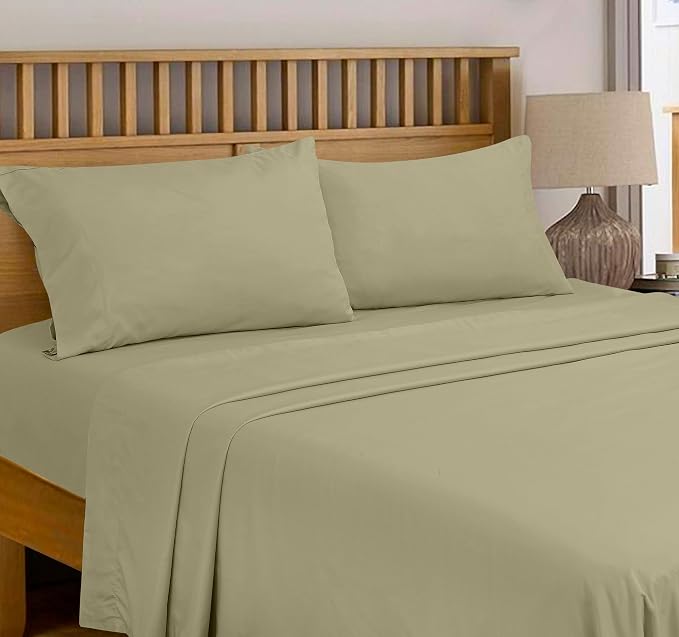 Royale Linens 300 Thread Count 100% Long Staple Combed Cotton Flat Sheet - Image 7