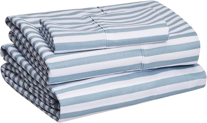 Amazon Basics Breathable, Brushed Microfiber Wrinkle Resistant 3 Piece Bed - Image 2