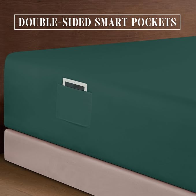 Elegant Comfort Luxurious 1500 Premium Hotel Quality Microfiber 4-Piece Sheet - Image 5