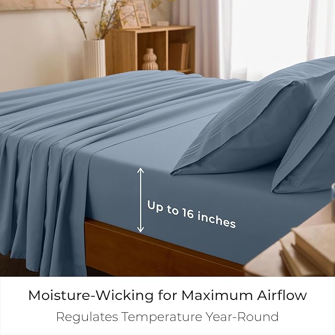 Mellanni California King Sheets Set - Image 4