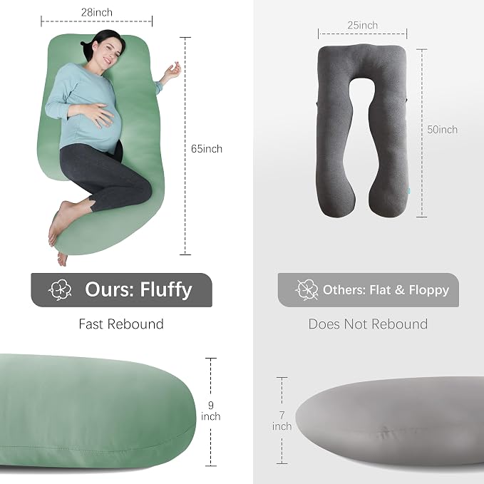 MOON PARK Pregnancy Pillows for Sleeping - Image 7